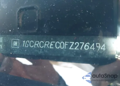 2015 Chevrolet Silverado 1500 Lt from USA, damaged, VIN 1GCRCREC0FZ276494